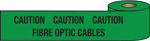 Underground Warning Tape - Caution Fibre Optic Cable Below